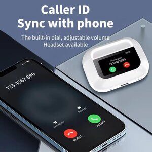WT-2 Earphone. TWS Dial Answer Call Camera Control Calendar Stopwatch Headphones